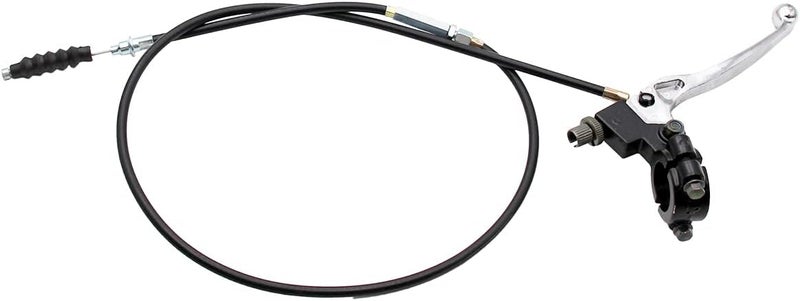 PRO BAT Universal 7/8'' Left Clutch Lever Handle 39'' Cable with Adjuster for 50cc 70cc 90cc 110 cc 125cc SSR Apollo Chinese Dirt Bikes Pit Bike Motorcycle 22mm Handlebar, Silver - Image 5